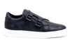 Lorenzo Calf Skin Double Monk Sneakers - Navy - side