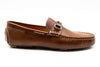 MONTE CARLO SADDLE LEATHER HORSE BIT DRIVING LOAFERS - CIGAR - side view