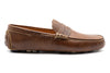 Monte Carlo Water Buffalo Penny Driving Loafers - Oak - side