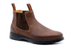 Windsor Saddle Leather Chelsea Boots - Chocolate