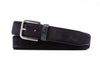 Hackett Italian Suede Leather Belt - Black