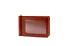 Edward Hand Glazed Saddle Leather Credit Card Money Clip - Saddle Tan