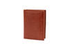 Edward Hand Glazed Saddle Leather ID Wallet - Saddle Tan