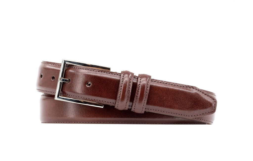 Samuel Coachman Leather Belt - Luggage