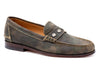 2nd Amendment Water Repellent Suede Leather Penny Loafers - Camo