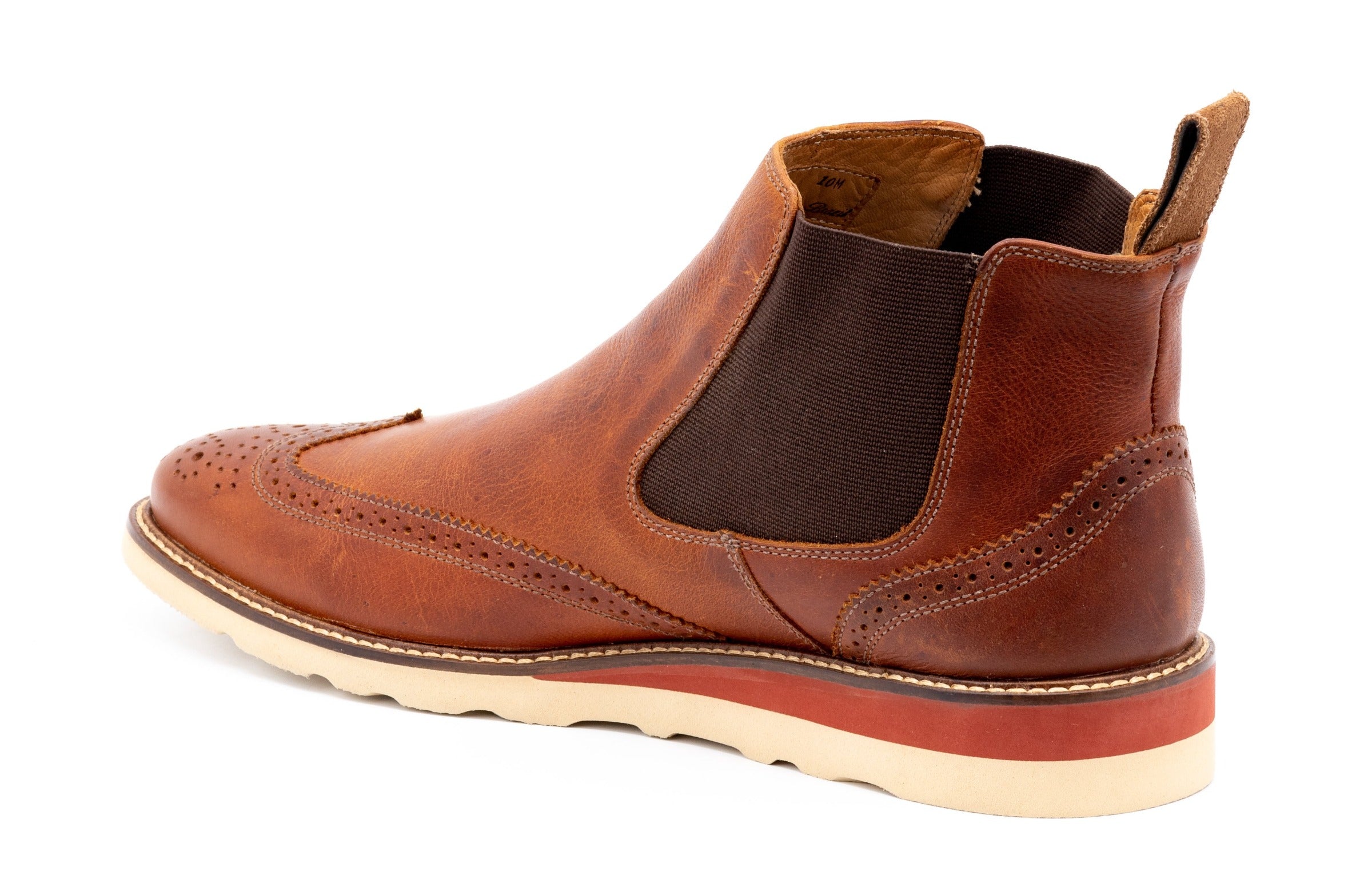 Blue Ridge Oiled Saddle Leather Boots - Chestnut | Martin Dingman