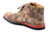 Blue Ridge Water Repellent Suede Leather Chukka Boots - Green Camo - Back