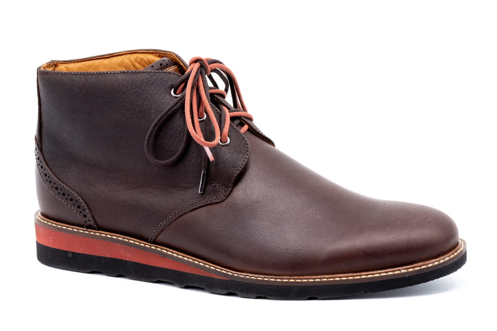 Blue Ridge Oiled Saddle Leather Chukka Boots - Walnut
