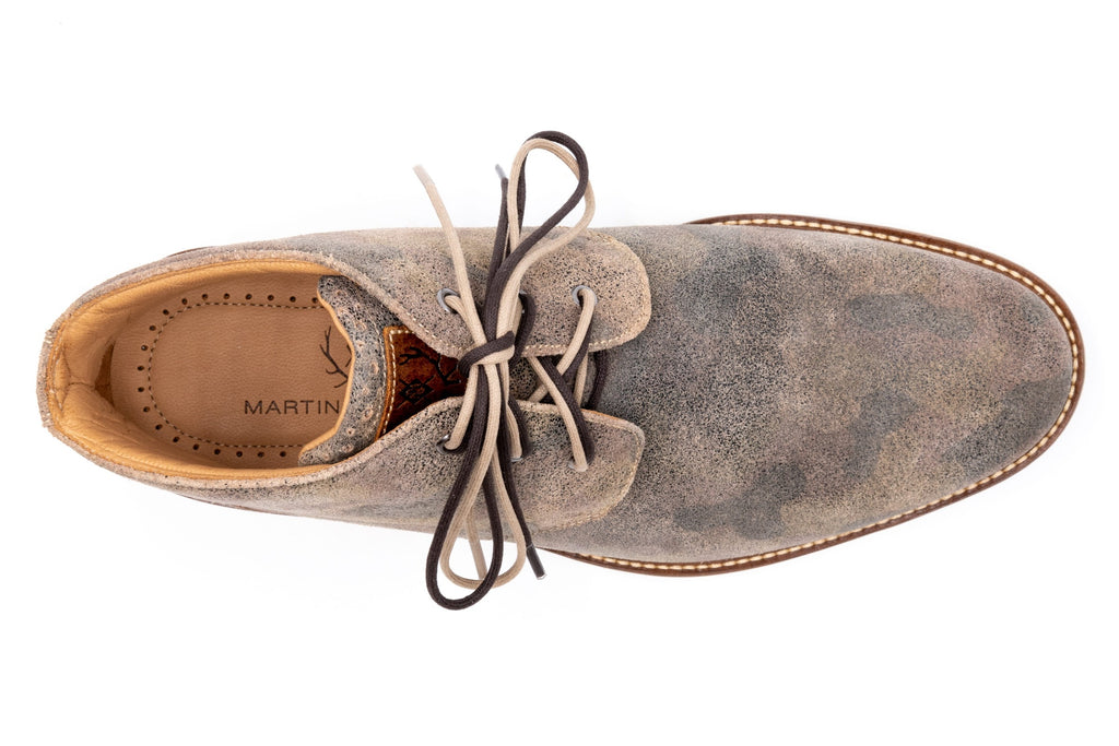 Blue Ridge Water Repellent Suede Chukka Boots - Camo - Insole