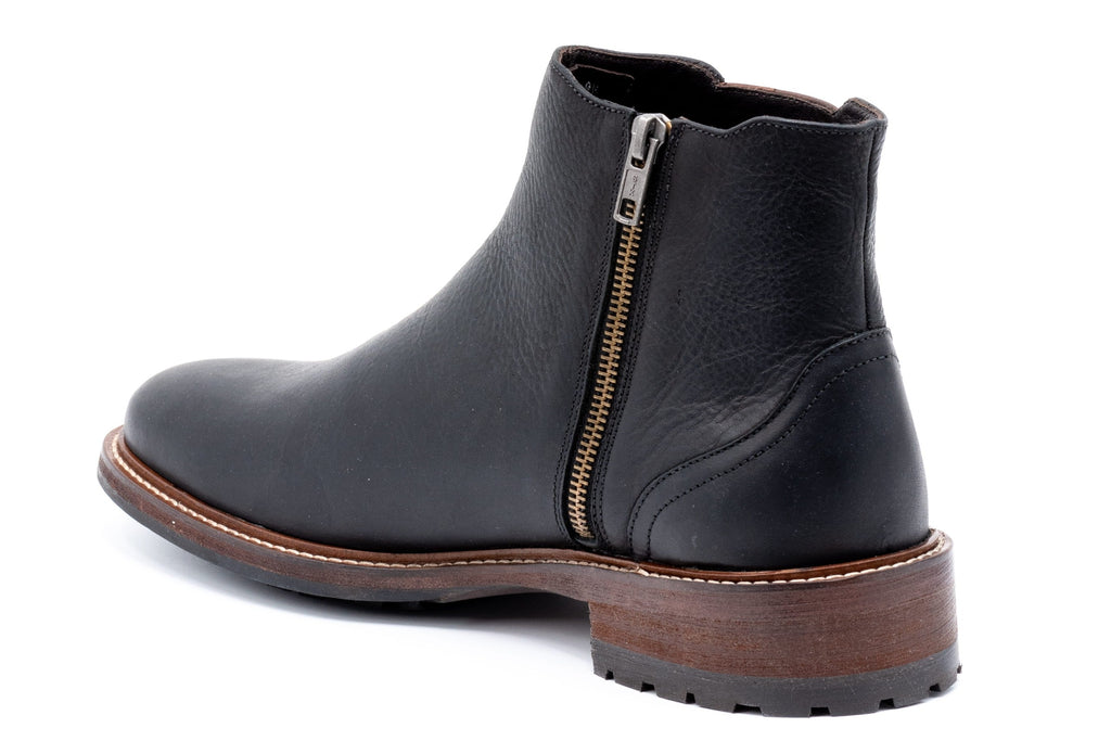McKinley Waterproof Oiled Saddle Leather Boots - Black - Back