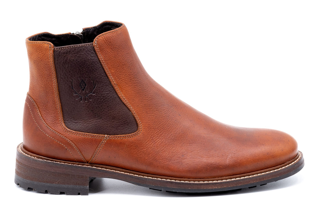 McKinley Waterproof Oiled Saddle Leather Boots - Chestnut