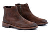 McKinley Water Repellent Waxed Suede Leather Boots - Chocolate