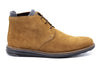Countryaire Water Repellent Suede Leather Chukka Boots - French Roast - Side