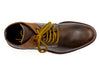 Napoli Hand Finished Italian Saddle Leather Boots - Black Oak - Insole