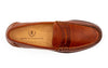 All American Oiled Saddle Leather Penny Loafers - Chestnut - Insole