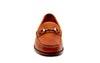 All American Oiled Saddle Leather Horse Bit Loafers - Chestnut - Front view