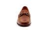 Old Row Oiled Saddle Leather Horse Bit Loafers - Cigar - Front