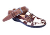 Bill "Hair On" Mustang Print Leather Horse Bit Loafers - Clay/White - Belt