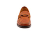 Montgomery Oiled Saddle Leather Braided Knot Loafers - Chestnut