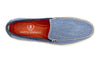Watercolor Washed Canvas Venetian Loafers - Ocean - Insole