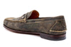 2nd Amendment Water Repellent Suede Leather Penny Loafers - Camo - Heel