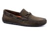Bermuda Water Repellent Nubuck Leather Braided Bit Loafers - Moss