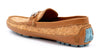 Monte Carlo Water Repellent Cork Horse Bit Driving Loafers - Cork - Back