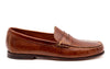 Old Row Oiled Saddle Leather Penny Loafers - Cigar