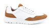 Madison Trainer Tumbled Glove Leather Sneakers - Cappuccino - Side