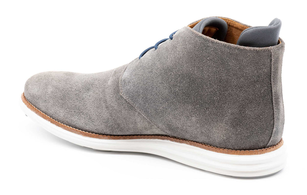 Countryaire Water Repellent Suede Leather Chukka Boots - Stormy Grey