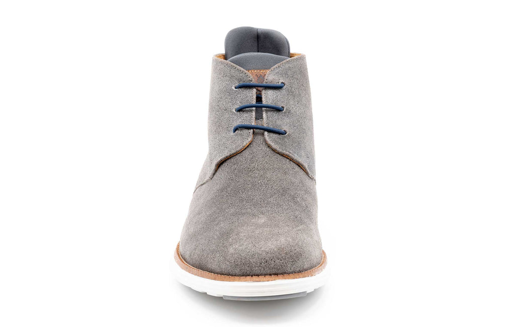 Countryaire Water Repellent Suede Leather Chukka Boots - Stormy Grey