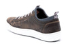 Cameron Hand Buffed Pebble Grain Leather Sneakers - Old Clay - Back