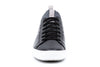 Cameron Hand Finished Sheep Skin Leather Sneakers - Black - Front