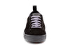 MD Signature Sheep Skin Water Repellent Suede Leather Sneakers - Black