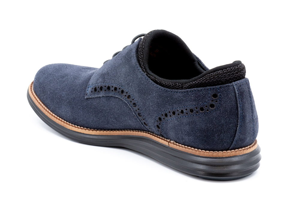 Countryaire Water Repellent Suede Leather Plain Toe - Midnight - Back