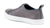 MD Signature Sheep Skin Water Repellent Suede Leather Sneakers - Slate - Back