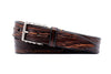 Artisan Vintage Italian Saddle Leather Belt - Chestnut