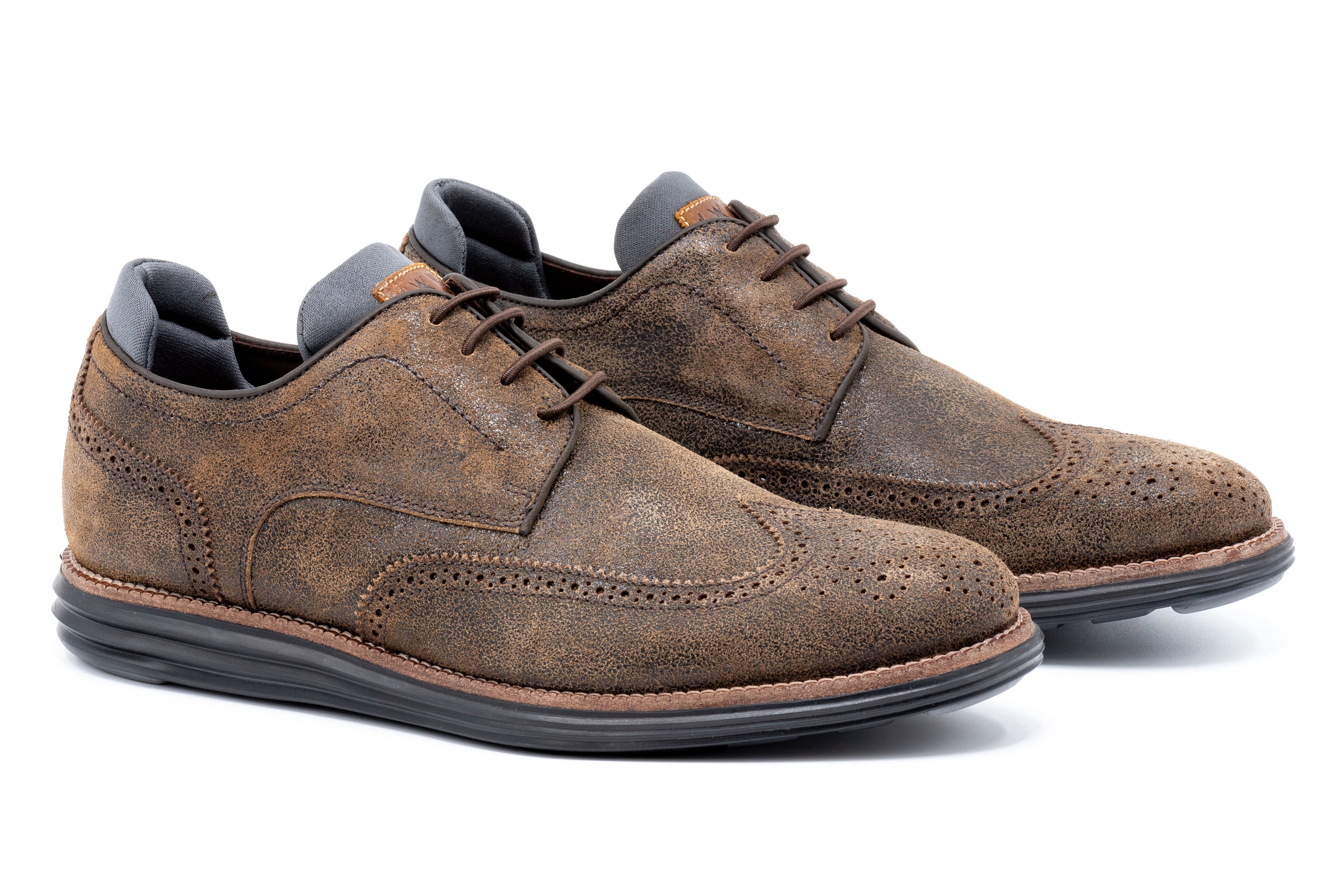 Countryaire Suede Wingtip - Old Clay
