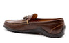 Bill Water Buffalo Horse Bit Loafers - Walnut - back