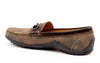 Bill Water Repellent Suede Leather Horse Bit Loafers - Camo - Back