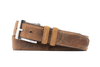 Bill Safari Genuine Wild African Kudu Leather Belt - Mocha