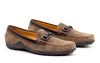 Bill Water Repellent Suede Leather Horse Bit Loafers - Camo