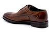 CAMPANIA ITALIAN CALF LEATHER BROGUE - BOURBON