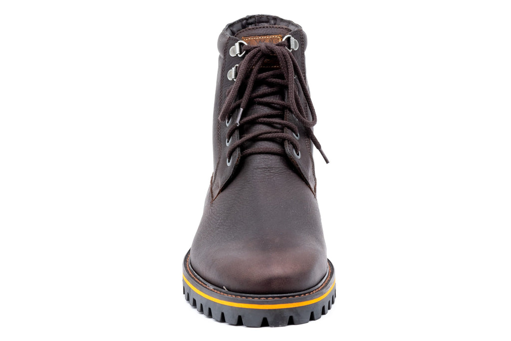Bad Weather Saddle Leather Boots - Walnut - front