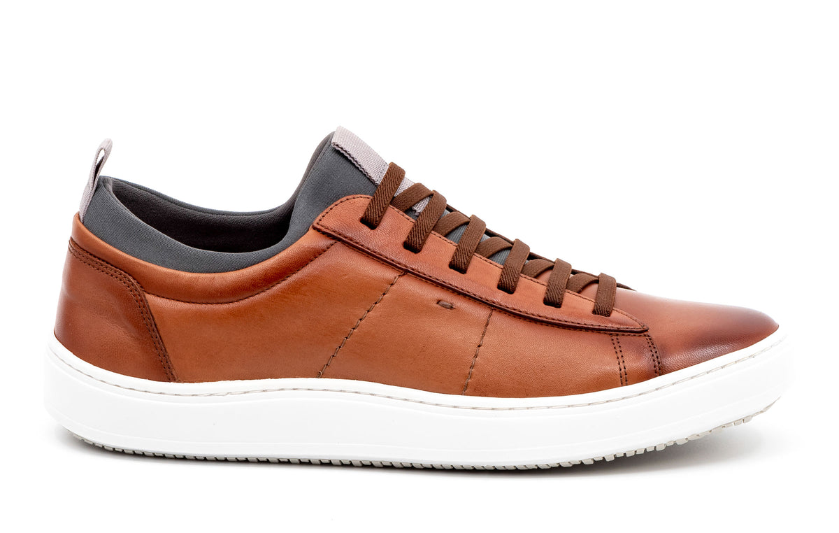 Cameron Sheep Skin Sneakers - Whiskey | Martin Dingman