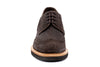 Tuscan Italian Calf Suede Leather Wingtip - Walnut - Front