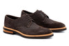 Tuscan Italian Calf Suede Leather Wingtip - Walnut