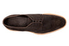 Tuscan Italian Calf Suede Leather Wingtip - Walnut - Insole